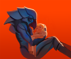 babananas:  Tiny baby samus with its mom chozo and a “I will