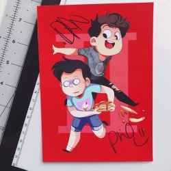 greywick:  small art thing i had dnp sign last week when i saw