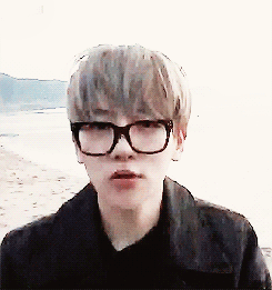 baekaid-o:  Sehun Cam - Adorable Baekhyun in glasses 