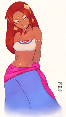 34no404: Marin as a gerudo req.