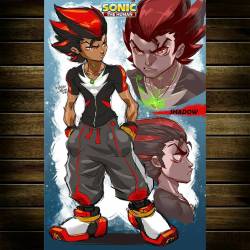 marcusthevisual:  Shadow the Human from my concept “Sonic the