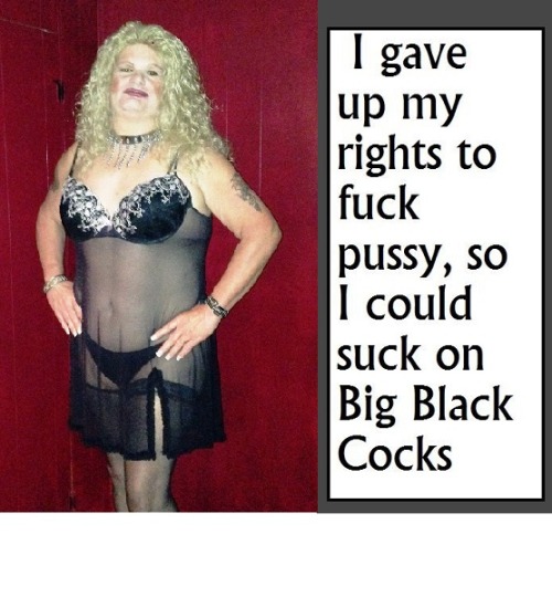 White sissy faggot for Superior Black Men to use