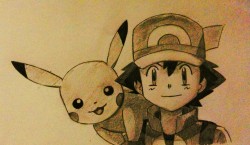 stuffedsteffu:  Ash Ketchum and Pikachu 