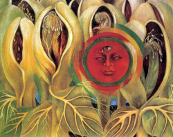 chimneyfish:  Sun and Life, 1947 Frida Kahlo 