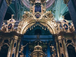 flamande:  Peter and Paul Cathedral - interior. St. Petersburg,