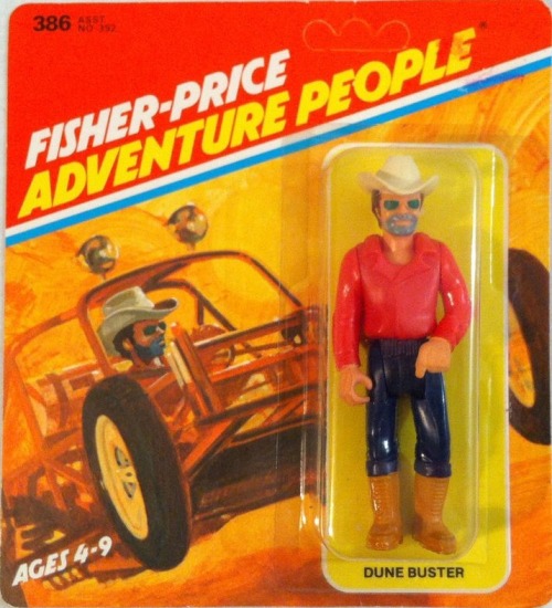 1980sactionfigures:  Dune Buster - Adventure People (Fisher-Price)