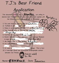 youobviouslyloveoctavia:  My friendship application to TJ. All