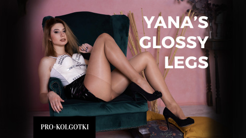 New Video on my YouTube channel.Cute Yana posing in classy pantyhose