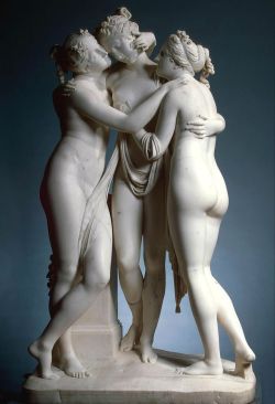 artisticinsight: The Three Graces, 1813-16, by Antonio Canova