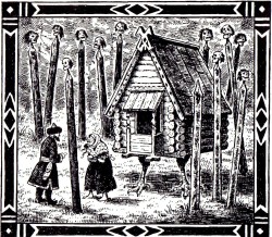 vovat:  Faith Jaques’s illustration of Baba Yaga’s hut, from