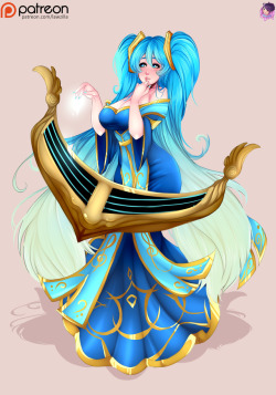 Sona from League of Legends finished <3* High-res   versions