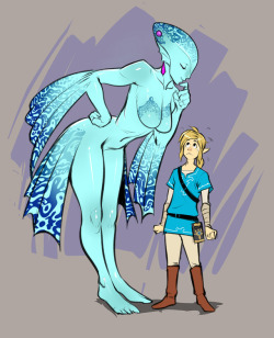 xizrax: sketch commission of Princess Ruto and Link what do you