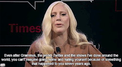thattboyisamonster:  Lady Gaga on mental and physical abuse.
