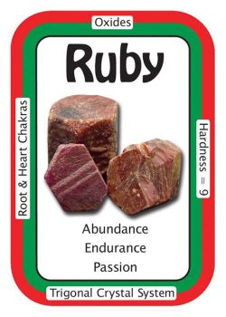 healingcrystals-crystaltalk:  Crystal Card of the Day: Ruby,
