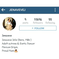 #fakeaccount this is a FAKE account. Jenaveve does NOT have a