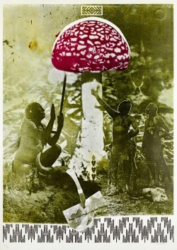 fernsandmoss:  Sigmar Polke, Mu Nieltnam Netorruprup, 1975