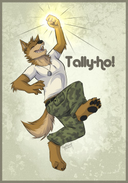 cleanfurries:  Tally-ho! by GothWolf 