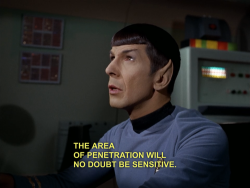 candypriceless:  nezua:  no doubt, spock. no doubt.   Spock,