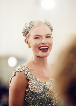 katiethompson: Kate Bosworth at the Met Gala in @dolcegabbana