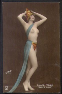 lilit69:  Original 1920s hand-tinted photo postcard from Walery’s