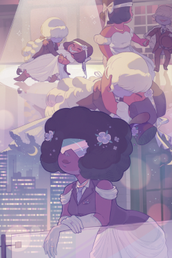 passionpeachy:glad I can finally post my full piece for @rupphirehoneymoonzine 💙💖💜