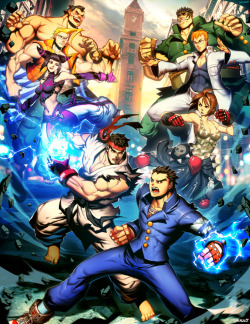 Capcom Fighting Tribute - SF vs Rival Schools by GENZOMAN 