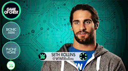 corporateministry: Seth Rollins doing the D’Lo Brown head-bobble