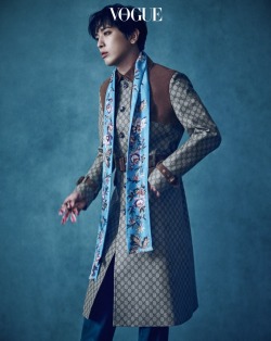 stylekorea:  CN Blue’s Jung Yong Hwa for Vogue Korea March