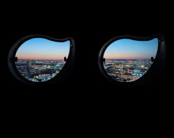 archatlas:  Futuristic Portholes Capture the View from France’s