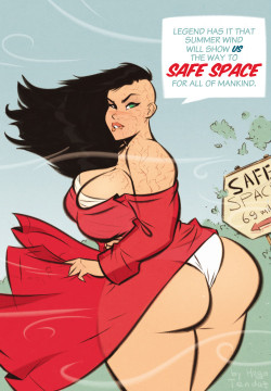   Yana - Safe Space - Cartoon PinUp Sketch Commission  Finally,