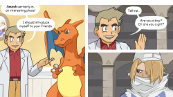 finalsmashcomic:An Unwelcome Visitor Charizard realised that