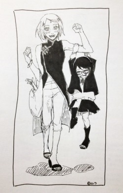 jxxsxl: You have a great ninja mama too,sarada💛 Daddy will