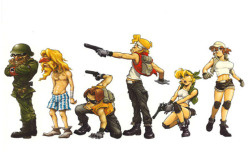 mustachiotuna: concept art from the Metal Slug 20th Anniversary