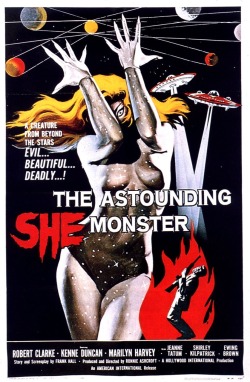 boomerstarkiller67:  The Astounding She-Monster - movie poster
