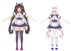 I need help!!!Chocola and Vanilla from Nekopara are available