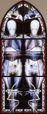 asylum-art:  X-Ray and Anatomical Stained Glass Windows by Artist