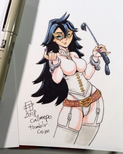 callmepo: Bonita en Blanco of Midnight from My Hero Academia.