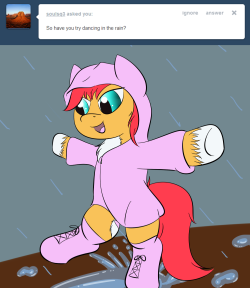 vixyhooves:  I Love the rain!… I can’t really dance though~—————————————Sorry