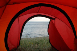 susfu:  view out the tent by ckoukkos on Flickr.