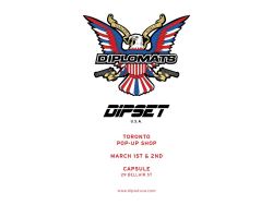 Dipset Pop-Up Shop March 1st & 2nd  Capsule | 29 Bellair