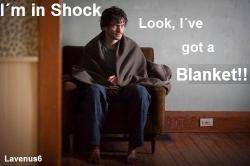 lavenus6:  Will: IÂ´m in shock. Look Dr. Lecter, IÂ´ve got a blanket!  Hannilock Week: Day 2