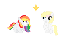 ask-inkieheart:   Inkie Heart and Rainbow Dreams  ♥  Cuties!