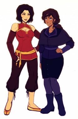 iahfy:  more korrasami swaps idk I like it  <3 ///w//<3