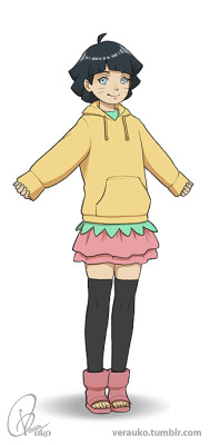 verauko:  Updated the colours of Himawari’s outfit :)