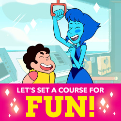 All aboard the fun boat! Another new Steven Universe is tonight!