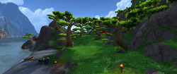wowcaps:  A peaceful glade by the beach.World of Warcraft - Isle