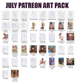 This is the Patreon art pack of July!  43 files! (For ŭ  tiers.)