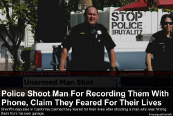 4mysquad:   Police Shoot Man For Recording Them With Phone, Claim