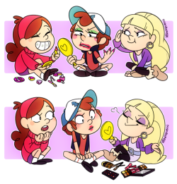 krokorobin: Someone on DA requested Mabel and Pacifica duking
