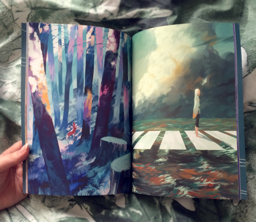 nnscribble:  I just got this in the mail!Itâ€™s an artbook by Loika / @andatseaTumblr recommended me their blog and it got me out of that bad art block I had last month. It inspired me so much I had to get this artbook in my bookshelf. <3  [Art inspiri